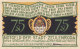 Zeulenroda - 75 Pfennig Notgeld 1921 (FDC) - [11] Emissions Locales