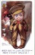 FRED SPURGIN ~ LITTLE GIRL & SOLDIER BOY ~ LOST BUTTON, CAN'T SALUTE ~ MILITARY HUMOUR ~ "Cheer O" Series - Spurgin, Fred
