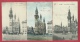 Aalst / Alost - Le Beffroi - 3 Cartes Postales - 1912 ( Verso Zien ) - Aalst