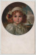 Young Little Girl Circle Border Recknagl Goldelse Leipzig Painting Primus Post Card Postkarte POSTCARD - Altri & Non Classificati