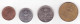 Set Of Four Coins From Slovakia - Slovaquie