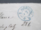 Altdeutschland Hannover 1859 Ganzsachenumschlag U6 II. Katalogwert 140€. Blauer Stempel Hannover - Hanover