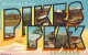 COLORADO. PIKES PEAK.  2 Scans - Rocky Mountains