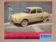 AUTOMOBILES  - PUBLICITE - DEPLIANT 3 VOLETS - RENAULT DAUPHINE - Voitures