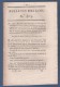 BULLETIN DES LOIS 1811 - MONTATAIRE OISE - MENDICITE BORDEAUX - DESERTEURS - DROITS D'IMPORTATION LAINES ETATS DU NORD - Décrets & Lois