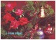 USSR, 1990. CHRISTMAS TREE DECORATIONS & ROSES. Unused Postal Stationery Stamped Card - Altri & Non Classificati