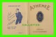 PROGRAMMES - PROGRAM - LE THÉÂTRE ATHÉNÉE, DIRECTION LUCIEN ROZENBERG, 1919 - PIÈCE " LA LETTRE" 34 PAGES - - Programmes