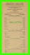 PROGRAMMES - PROGRAM - THÉÂTRE DE LA PORTE SAINT-MARTIN DE PARIS EN 1928 - PRINCESS THEATRE - - Programs