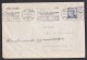 Czechoslovakia: Cover To Netherlands, 1946, 1 Stamp, Seal National Bank At Back, Cancel Airplane (crease & Discolouring) - Brieven En Documenten
