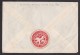 Czechoslovakia: Cover To Netherlands, 1946, 1 Stamp, Seal National Bank At Back, Cancel Airplane (crease & Discolouring) - Briefe U. Dokumente