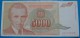 YUGOSLAVIA 5,000 DINARA 1993, VF+, PICK-.128 - Yougoslavie