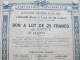 Action/ Exposition Universelle/Bon à Lot De 25 Francs Au Porteur/1889   ACT18bis - Autres & Non Classés