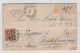 Am. Uruguay LA PAZ 1894-05-02 R-Brief Mit AR Nach Luganomit AK-Stempel Monteggio - Uruguay