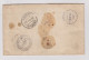 Am. Uruguay LA PAZ 1894-05-02 R-Brief Mit AR Nach Luganomit AK-Stempel Monteggio - Uruguay