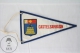 Vintage France - Castelsarrasin Cloth Pennant/ Flag/ Fanion - Otros & Sin Clasificación