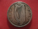 Irlande - 1/2 Crown 1939 - Double Frappe, Trace De Grenetis 1464 - Ireland