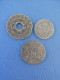 LOT 3 MONNAIES MAROC / EMPIRE CHERIFIEN / PERIODE COLONISATION FRANCAISE - Marruecos