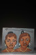 Tableau De Coiffeur Double Faces - Art Africain