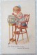 Litho Chromo ILLUSTRATEUR KASKELINE WSSB 5346 Fille Fillette Sur Chaise Montre A Gousset Dans Bocal Poissons Rouges - Kaskeline