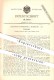 Original Patent - Herrmann Reifenstein In Frankfurt Am Main , 1893 , Drachenvogel , Drachen , Vogel , Sport , Hobby !!! - Documents Historiques