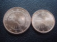 Estland Estonia Estonie Estonian Euro 2015  - 1 ; 2 ;  Cent UNC - MINT Roll  LOT  Of 100 Pieces - Rouleaux