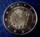 LETTLAND ESTLAND LITAUEN 2015 2 Euro Gedenkmünze 30 Years Of EU Flag Aus Rolle UNZ UNC  Münze  Coin From Mint Roll - Estonia