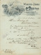 Allemagne - Trier (Trèves)  - Entête Du 6 Juni 1896 - J.C.Voss. - Weinessig-Fabrik.Extra Feiner Champagne - Essig - 1800 – 1899