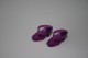 Barbie Accesoires ´50-´60 - PURPLE T-STRAP SHOES - Original Vintage Barbie - Ken - Ricky - Skipper - Barbie