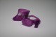 Barbie Accesoires ´50-´60 - PURPLE T-STRAP SHOES - Original Vintage Barbie - Ken - Ricky - Skipper - Barbie