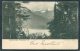 1906 New Zealand Diamond Lake, Wakatipu Postcard Featherston - Roanne, France - Briefe U. Dokumente