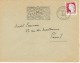 1962 - Marianne De Decaris N°1263 Sur Lettre - Impression Grise Décalée à Droite - Profil Et Cou Dédoublés. - 1960 Marianne Of Decaris