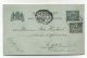 Netherlands/Germany UPRATED POSTAL CARD WITH REPLY SIDE 1902 - Brieven En Documenten