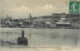 Cpa 72 Avoise, Vue Sur La Sarthe, Homme En Barque Au 1er Plan - Autres & Non Classés