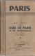 Tracé Complet Des Rues De Paris Et Du Métropolitain 1/17.500 ème 8 Couleurs Metro Plan éclair - Europe