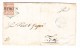 Heimat GR BERGÜN Langstempel Grün 15Rp. Rayon II (Angeschn.)  Auf Brief 1.4.1854 Nach Zuoz - 1843-1852 Timbres Cantonaux Et  Fédéraux