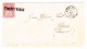 Heimat GR CONTERS Balkenstempel Mit 15Rp. Strubel 15.5.1860 Küblis Auf Brief Nach Glaris - Lettres & Documents