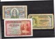 BILLETS DE BANQUE( Schilling, Francs, Pesetas ) Lot De 11 Billets Plusieurs Valeurs - Autres & Non Classés