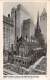 04566 "TRINITY CHURCH AT BROADWAY AND WALL STREET, NEW YORK CITY" ARCHITECT. OF XIX AND XX CENTURY . ORIGINAL POST CARD - Churches