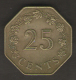 MALTA 25 CENTS 1975 - Malte