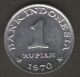 INDONESIA 1 RUPIAH 1970 - Indonésie