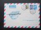 UDSSR / Sowjetunion 1983 Ganzsachen 4 Stück. Flugzeug. Mit Zusatzfrankaturen. - Storia Postale