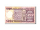 Billet, Madagascar, 5000 Francs = 1000 Ariary, Undated, Undated, KM:66a, TTB - Madagascar