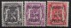 PIA - BEL - 1938 : Leone  Preannullato -  IV  - 1938 - (Catalogue Official Belgique PRE351-355) - Typo Precancels 1936-51 (Small Seal Of The State)