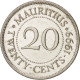 Monnaie, Mauritius, 20 Cents, 1999, TTB+, Nickel Plated Steel, KM:53 - Mauritius