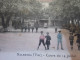 CPA Colorisée 1910 SALERNES COURS DU 14 JUILLET (tachée) => CAD  RURAL=>Carte Postale>Europe>France Salernes - Salernes