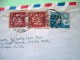 Japan 1949 Cover To USA - Cotton - Flowers - Cartas & Documentos