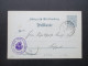 AD Württemberg Postkarte 1906 Königl. Württ. Oberamt Besigheim - Postal  Stationery