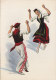 Aw - CPSM Illustrée Merlo - Types Basques - Le Fandango - Dances