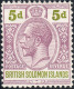 Delcampe - British Solomon Islands 1922/31 SG39-50 KGV Script CA Short Set To 2/6  Mounted Mint - Salomonen (...-1978)