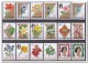 Cook Islands 1967, Postfris MNH, Royal House, Flowers ( Last 2 Stamps Are MH, Plakker ) - Cookeilanden